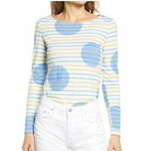 Boden Striped Top Size 4 100% Cotton
Polka dot nautical
